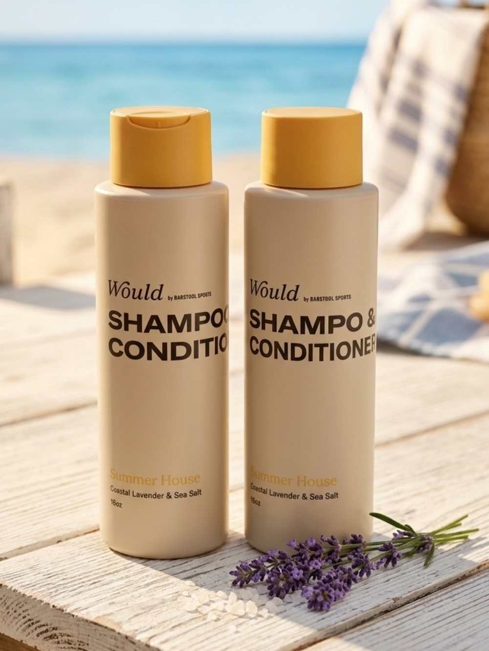 2x WOULD by Barstool Sports Summer House 2-in-1 Shampoo & Conditioner (16oz)